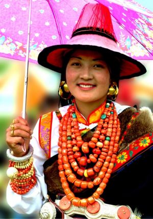 Tibetan woman - colours of Asia.jpg